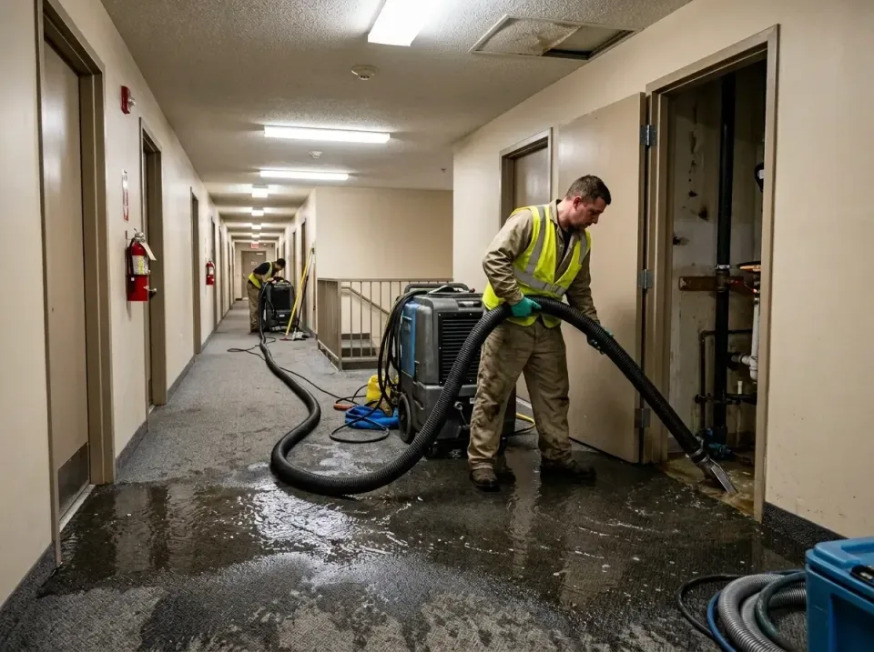 multi-unit-apartment-hallway-f-005 — frequently asked questions, Emergency Burst Pipe Water Extraction & Removal in Locust,…